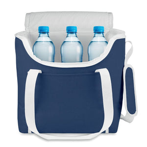 Borsa frigo in poliestere blu - personalizzabile con logo