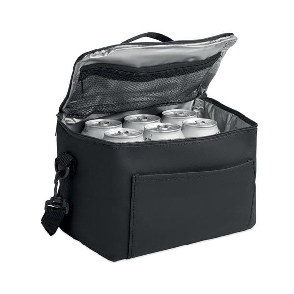 Borsa frigo in PU con tracolla - personalizzabile con logo
