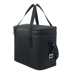 Borsa frigo in RPET Nero - personalizzabile con logo