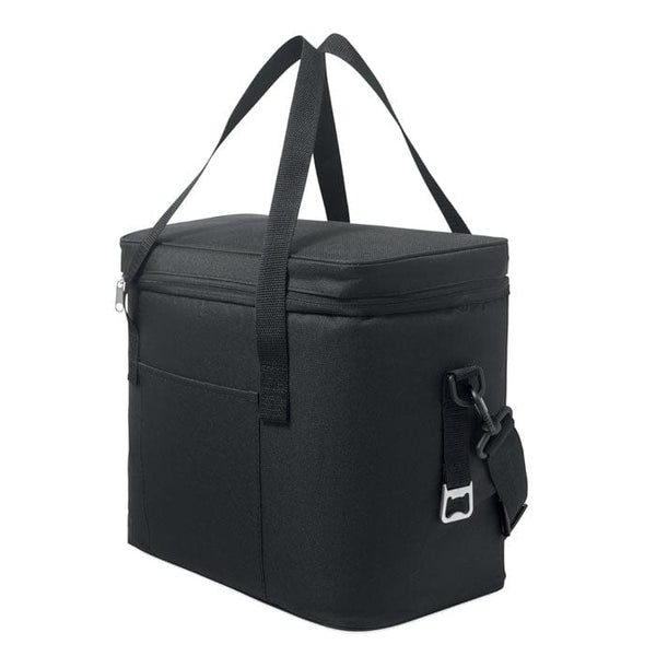 Borsa frigo in RPET Nero - personalizzabile con logo