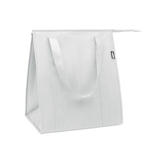 Borsa frigo in TNT RPET Bianco - personalizzabile con logo