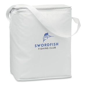 Borsa frigo per bottiglie 1,5l bianco - personalizzabile con logo