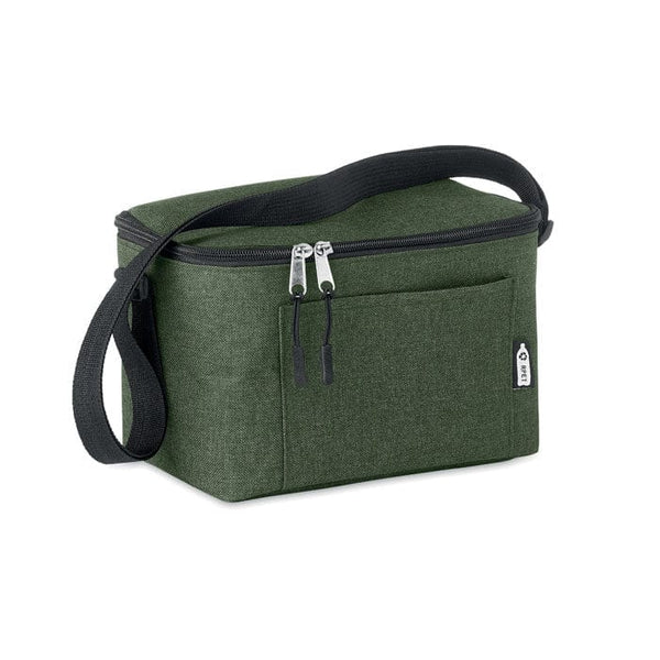 Borsa frigo per lattine verde - personalizzabile con logo