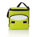 Borsa frigo doppia tasca verde - personalizzabile con logo