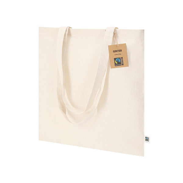 Borsa Ginter Fairtrade natural - personalizzabile con logo