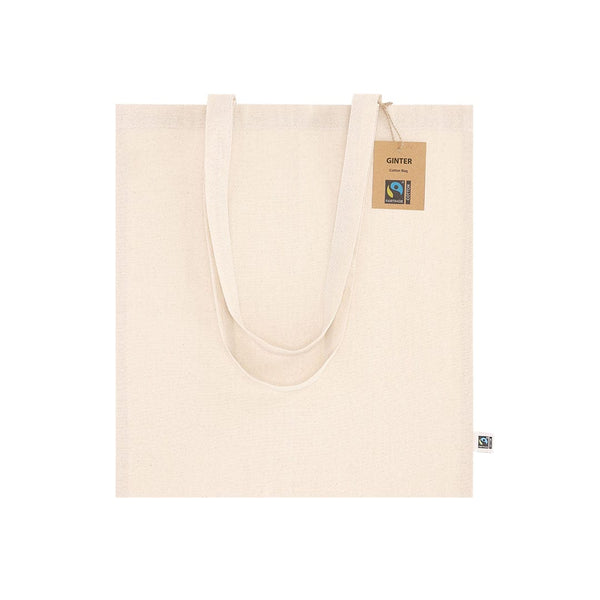 Borsa Ginter Fairtrade natural - personalizzabile con logo