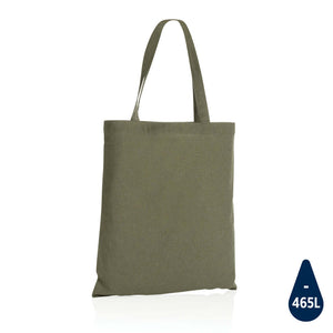 Borsa Impact AWARE™ in cotone riciclato 145 g verde - personalizzabile con logo