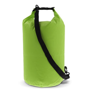 Borsa impermeabile 15L IPX6 verde - personalizzabile con logo