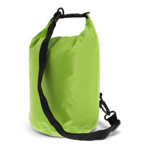 Borsa impermeabile 5L IPX6 verde - personalizzabile con logo