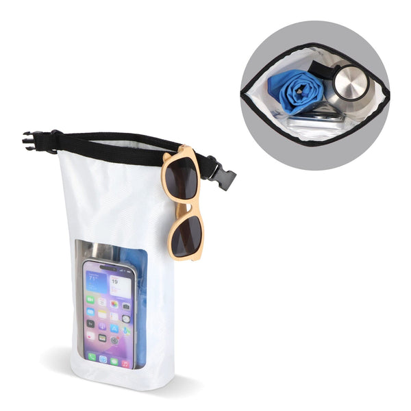 Borsa impermeabile Ripstop da 2 litri per cellulare – IPX6 - personalizzabile con logo