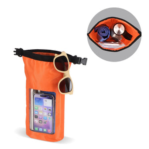 Borsa impermeabile Ripstop da 2 litri per cellulare – IPX6 - personalizzabile con logo