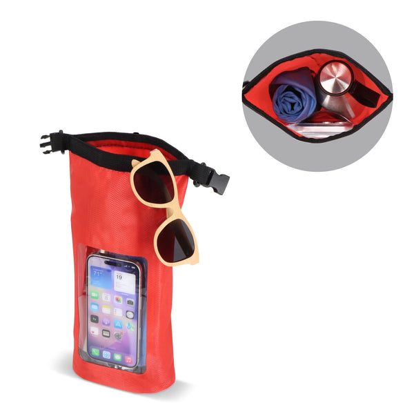 Borsa impermeabile Ripstop da 2 litri per cellulare – IPX6 - personalizzabile con logo