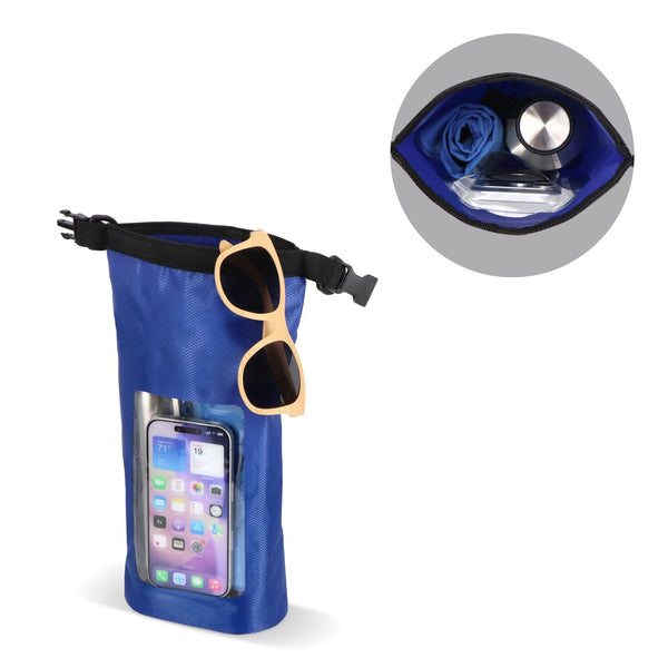 Borsa impermeabile Ripstop da 2 litri per cellulare – IPX6 - personalizzabile con logo