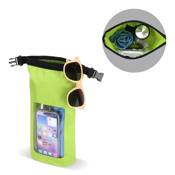 Borsa impermeabile Ripstop da 2 litri per cellulare – IPX6 - personalizzabile con logo