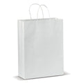 Borsa in carta - Grande 120g/m² Bianco - personalizzabile con logo