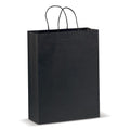 Borsa in carta - Grande 120g/m² Nero - personalizzabile con logo