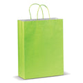 Borsa in carta - Grande 120g/m² verde - personalizzabile con logo