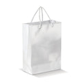 Borsa in carta Grande Bianco - personalizzabile con logo