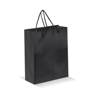 Borsa in carta Media Nero - personalizzabile con logo