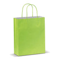 Borsa in carta Medium 120g/m² verde - personalizzabile con logo