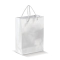 Borsa in carta Piccola Bianco - personalizzabile con logo