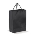 Borsa in carta Piccola Nero - personalizzabile con logo