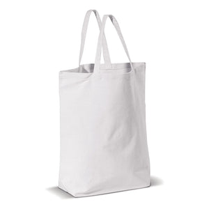 Borsa in cotone 250g/m² Bianco - personalizzabile con logo