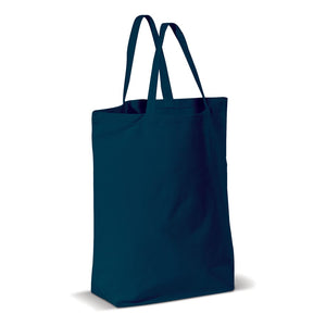 Borsa in cotone 250g/m² blu navy - personalizzabile con logo