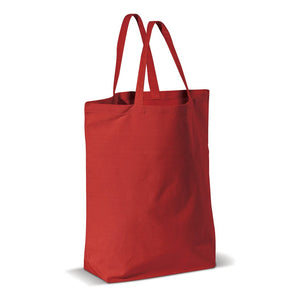 Borsa in cotone 250g/m² Rosso - personalizzabile con logo