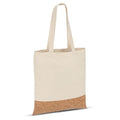 Borsa in cotone e sughero 170g/m² 35 x 40 cm natural - personalizzabile con logo