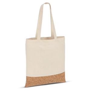 Borsa in cotone e sughero 170g/m² 35 x 40 cm natural - personalizzabile con logo