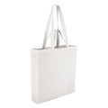Borsa in cotone OEKO-TEX® 38 x 10 x 42 cm 140g/m² Bianco - personalizzabile con logo