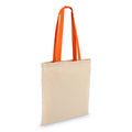 Borsa in cotone OEKO-TEX® 38 x 42 cm 140g/m² Arancione - personalizzabile con logo