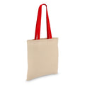 Borsa in cotone OEKO-TEX® 38 x 42 cm 140g/m² Rosso - personalizzabile con logo