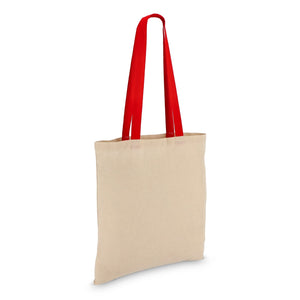 Borsa in cotone OEKO-TEX® 38 x 42 cm 140g/m² Rosso - personalizzabile con logo