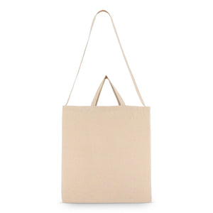 Borsa in cotone OEKO-TEX® 40 x 13 x 44 cm 220g/m² beige - personalizzabile con logo