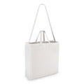 Borsa in cotone OEKO-TEX® 40 x 13 x 44 cm 220g/m² Bianco - personalizzabile con logo