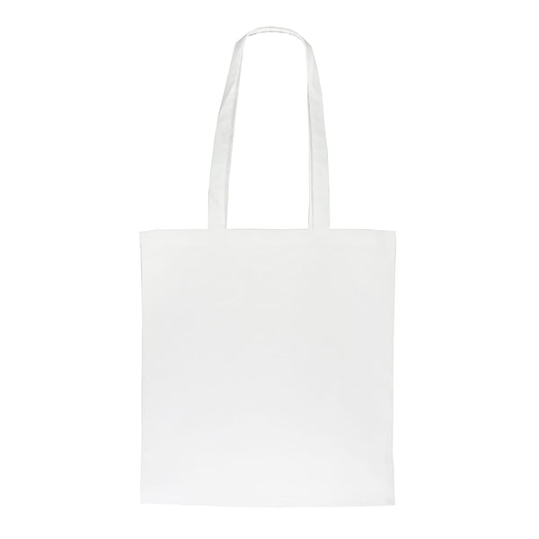 Borsa in cotone organico colore lungo 140g/m² 38x42 cm - personalizzabile con logo