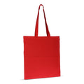 Borsa in cotone organico colore lungo 140g/m² 38x42 cm Rosso - personalizzabile con logo