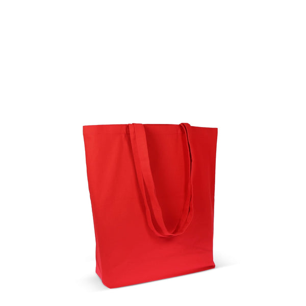 Borsa in cotone organico colore lungo 270g/m² 42x12x43 cm - personalizzabile con logo