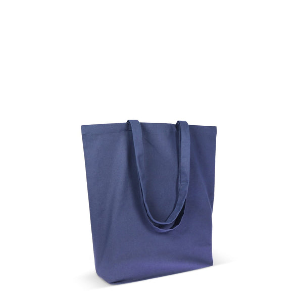 Borsa in cotone organico colore lungo 270g/m² 42x12x43 cm - personalizzabile con logo