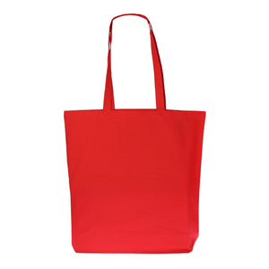 Borsa in cotone organico colore lungo 270g/m² 42x12x43 cm - personalizzabile con logo
