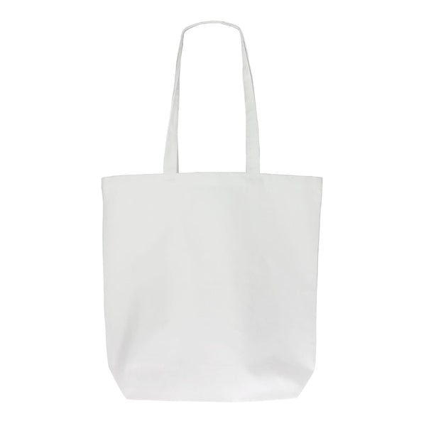 Borsa in cotone organico colore lungo 270g/m² 42x12x43 cm - personalizzabile con logo
