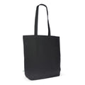 Borsa in cotone organico colore lungo 270g/m² 42x12x43 cm Nero - personalizzabile con logo