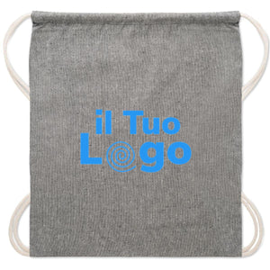 Borsa in cotone riciclato 140 gr/m - personalizzabile con logo