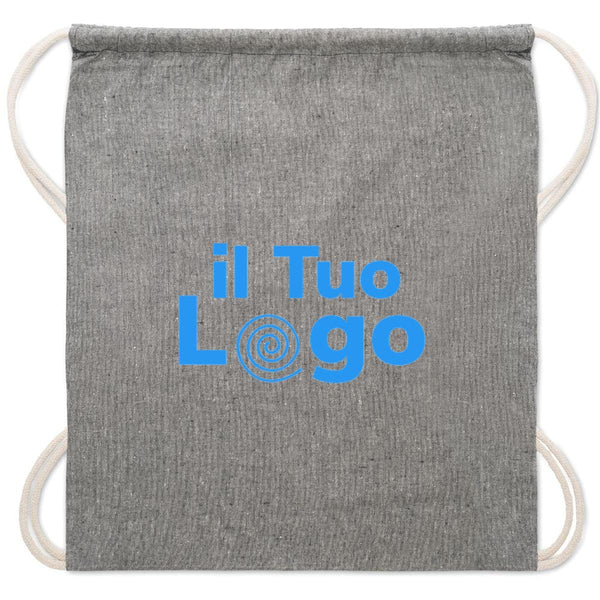Borsa in cotone riciclato 140 gr/m - personalizzabile con logo