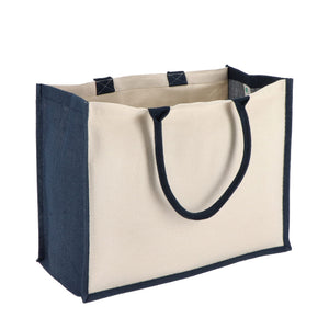 Borsa in juta-cotone OEKO-TEX® 42,5 x 19 x 32 cm 320g/m² - personalizzabile con logo