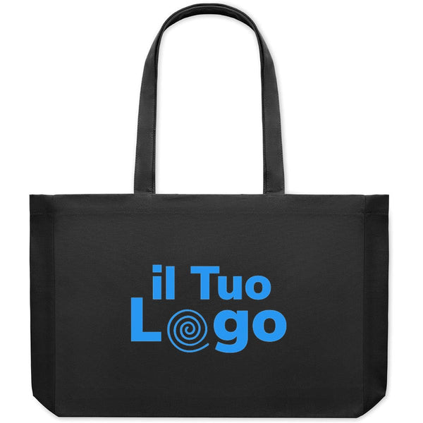 Borsa in tela riciclata 280 g colorata - personalizzabile con logo