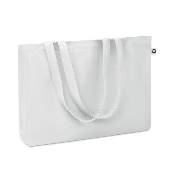 Borsa Pieghevole 360° Kramer Taschenagentur BREEZE In Tela Riciclata - Bianco/Grigio - Foto 3
