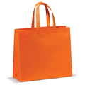 Borsa in TNT laminata 105 g/m² Arancione - personalizzabile con logo